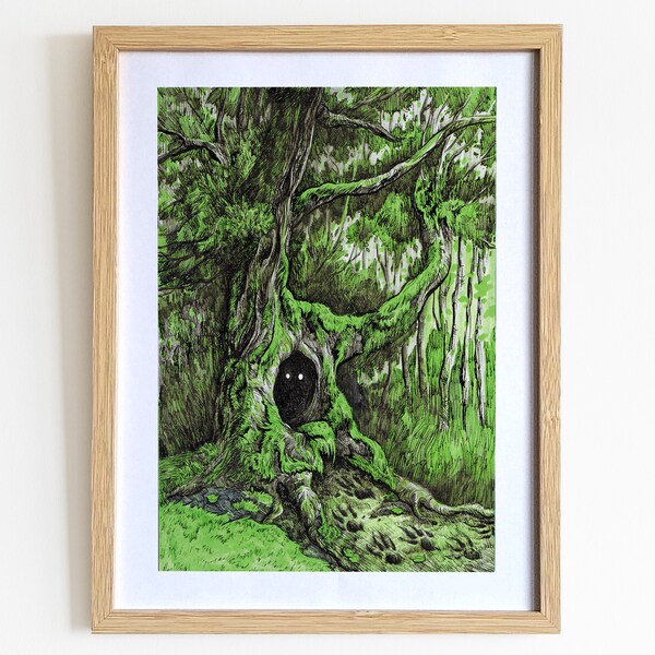 Forest deamon | art print | Poster | Wall decoration