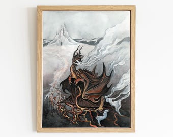 Between ice and fire | Art print | Wall decoration