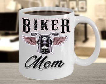 Motorcycle gift - Biker Mom coffee mug