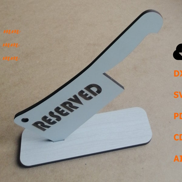 Reserved Table Sign Etsy