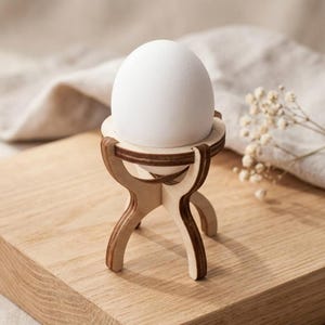 Easter Egg Stand SVG, 66x61 mm Laser Cut Design