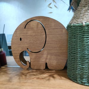 Elephant Wall Art SVG, 3D Multilayer Laser Cut File