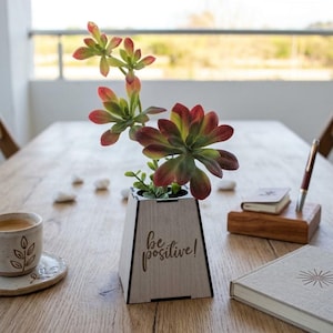 Stand For Flowers Laser Cut Pot, 3mm MDF DXF SVG Files