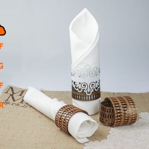 Hochzeit Tisch Serviettenhalter Laser cut, Ring Serviettenhalter svg dxf, SVG Bundle Vektor Zeichnung, CNC Fräsen Schneiden, Hochzeit Tischdekoration