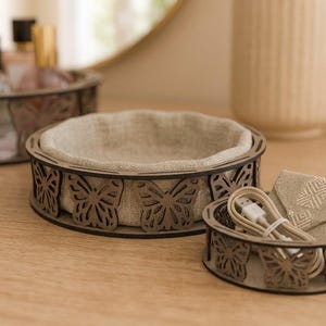 Butterfly Box Laser Cut Files, SVG DXF CDR, 3mm Wood Template