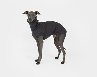 Gilet accogliente per levrieri e whippet italiani / espresso grigio