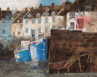 Signed Limited Edition Pittenweem Harbour - Original Giclée Print