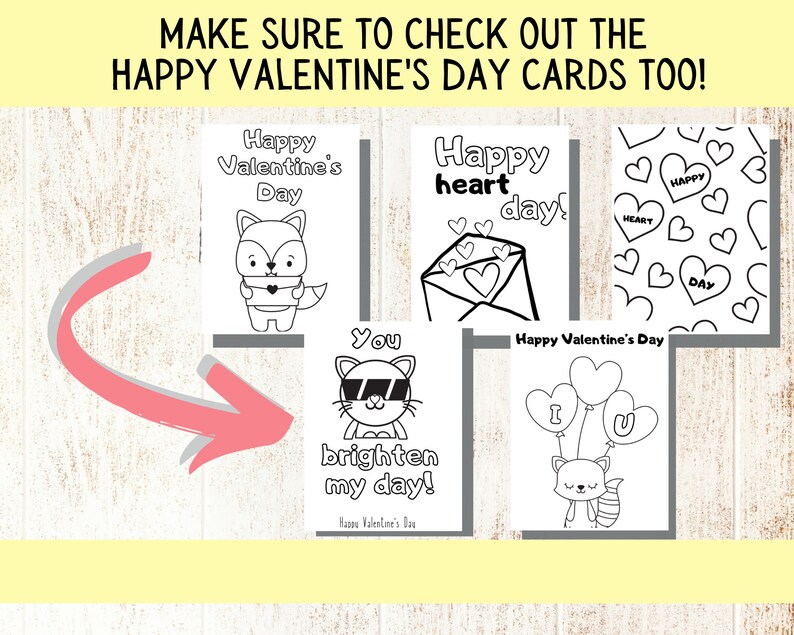Printable Valentine's Day Card / Funny Cards / Coloring Pages for V Day ...