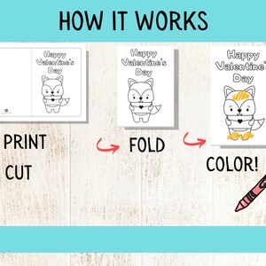 Printable Valentine's Day Card / Kids Vday Cards / - Etsy