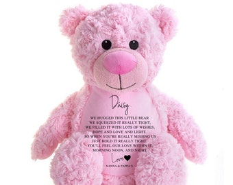personalized i miss you teddy bear