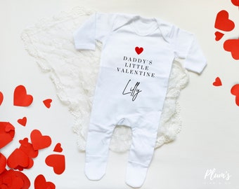 valentines day baby grow