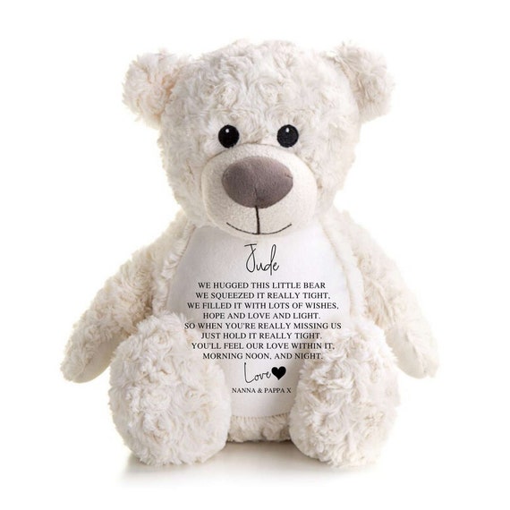 personalized i miss you teddy bear