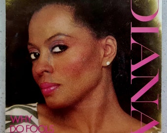 Diana Ross - Why Do Fools Fall In Love - Disco in vinile originale da 7" P/S del 1981