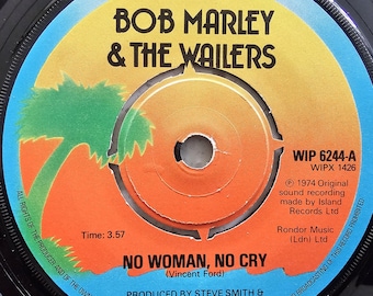 Bob Marley & The Wailers (e) No Woman No Cry - Original 1974 - 7" | Build A Fantastic Vinyl Record Collection | FREE UK Delivery