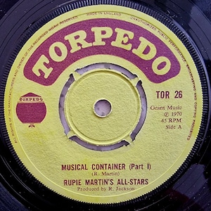 Rupie Martin&#39;s All Stars (e) - Contenitore musicale - Disco in vinile reggae originale da 7&quot; del 1970