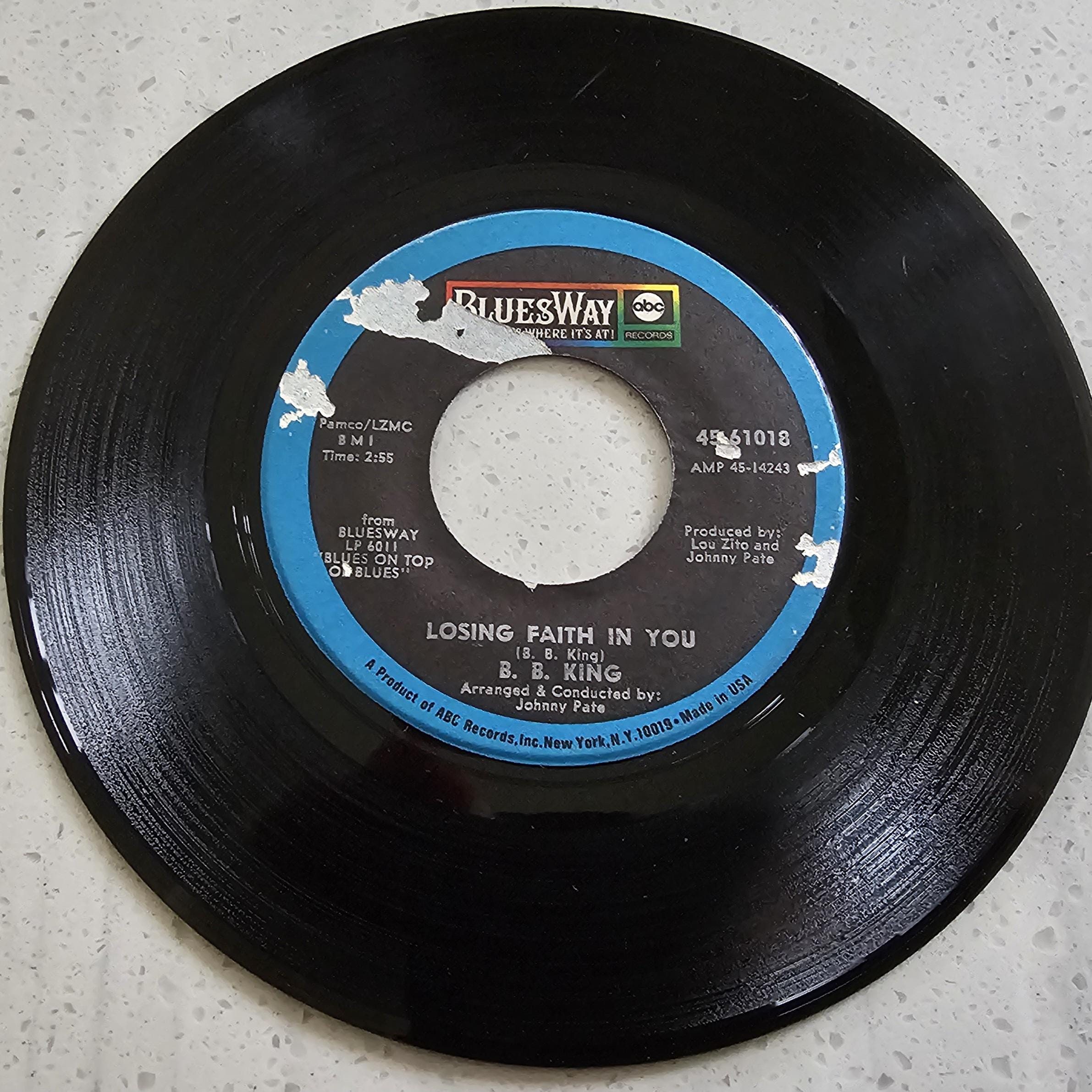 The King Blues / Flobots ‎7インチレコード B.B. キング - I'm Gonna Do What They Do - 1968年ブルース 7インチ