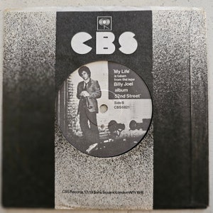 Billy Joel - My Life / 52nd Street - originele 7&quot; vinylplaat uit 1978, VK