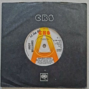 Andy Williams - Railway Hotel / I&#39;ll Never Love - Original 1979 - Promo 7&quot; Vinyl Record