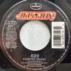 Kiss (e) Forever (Remix) / The Street Giveth - Original 1989 US 7&quot; Vinyl Record