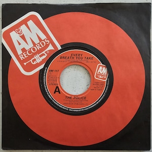 The Police (j) Every Breath You Take - 1983 UK 7&quot; Jukebox Vinyl Record