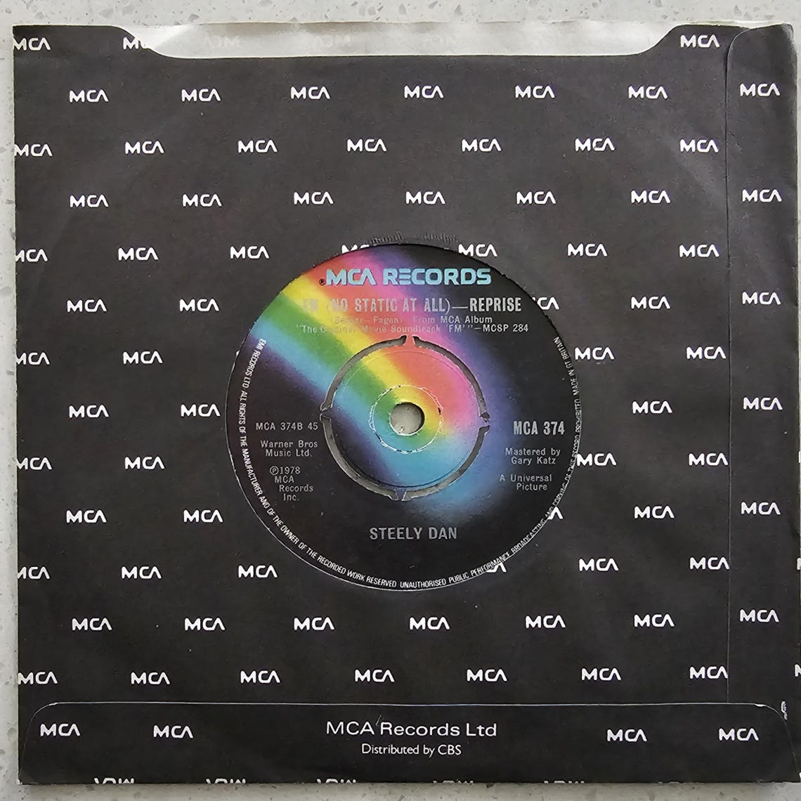 Steely Dan (e) FM (No Static At All) - Original 1978 UK 7" Vinyl Record, foto 2 de 5