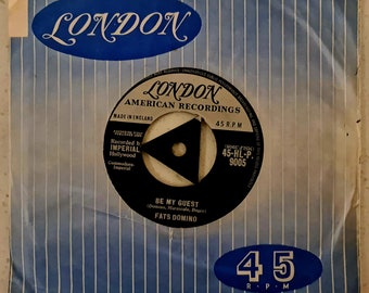 Fats Domino - Be My Guest - Disco de vinilo original de 7" (Reino Unido, 1959)