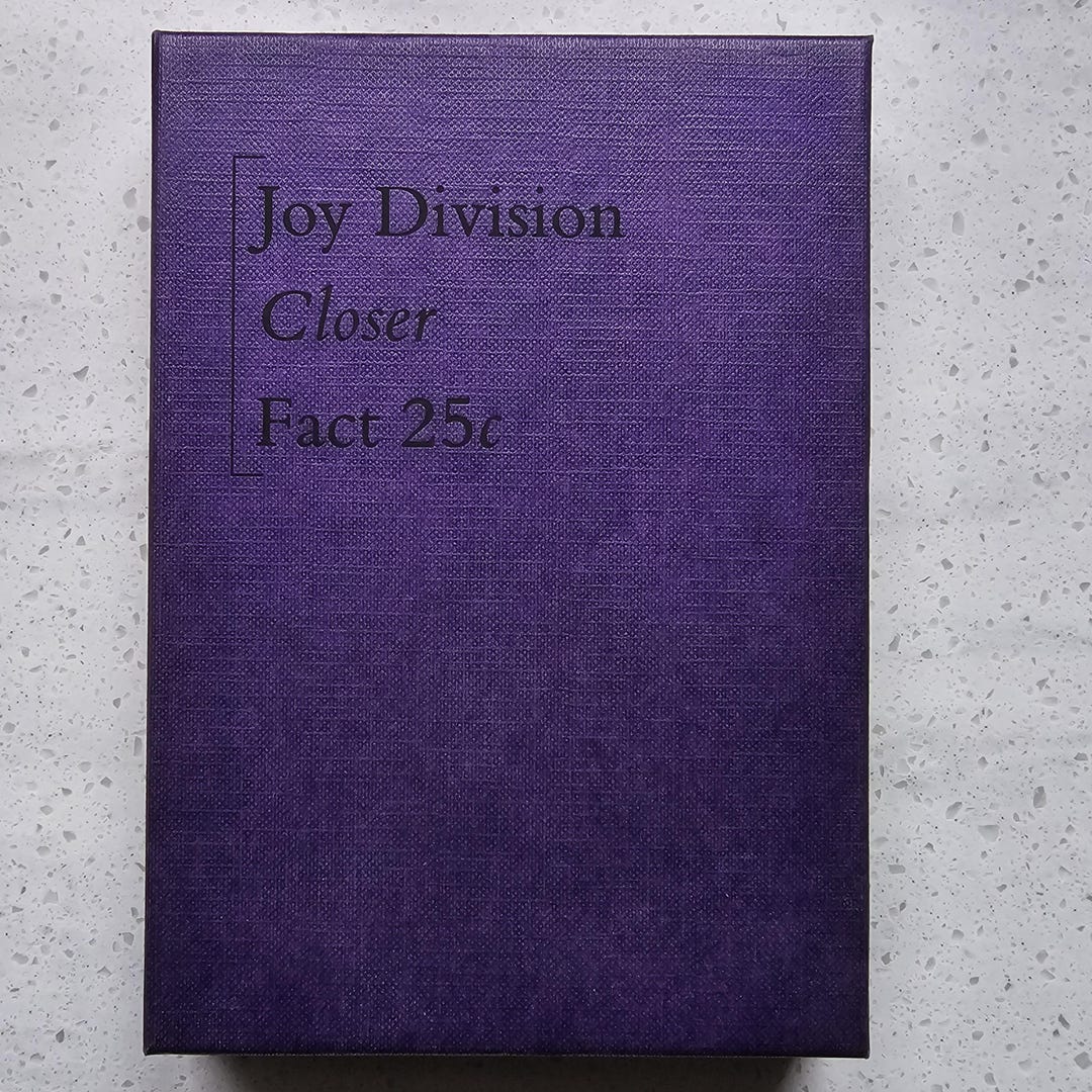 Joy Division – Closer - 1985 Nr Mint Cassette Box Set With Inserts