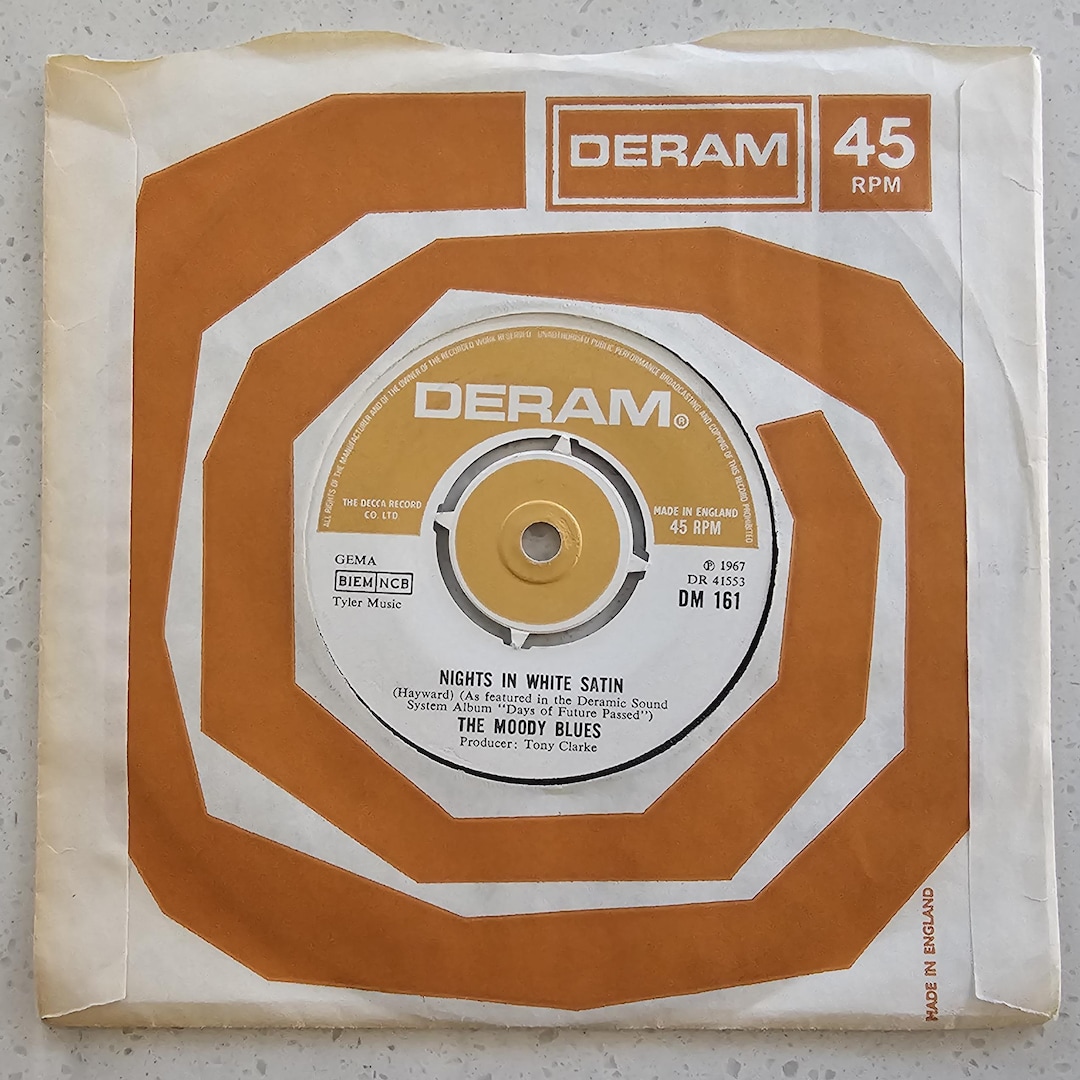 ムーディー・ブルース - Nights In White Satin - オリジナル 1967 UK 