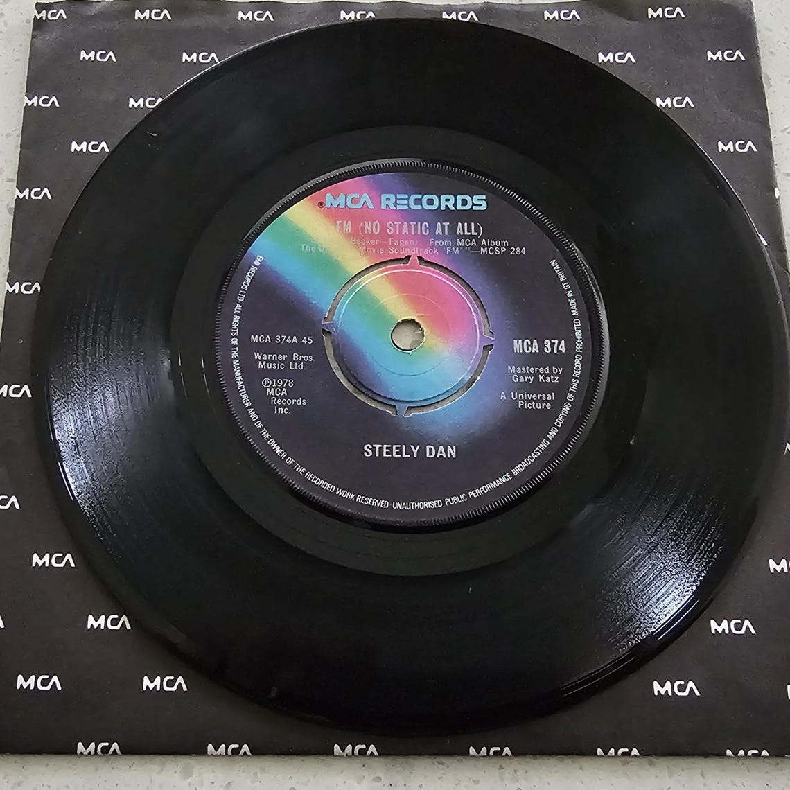 Steely Dan (e) FM (No Static At All) - Original 1978 UK 7" Vinyl Record, foto 3 de 5