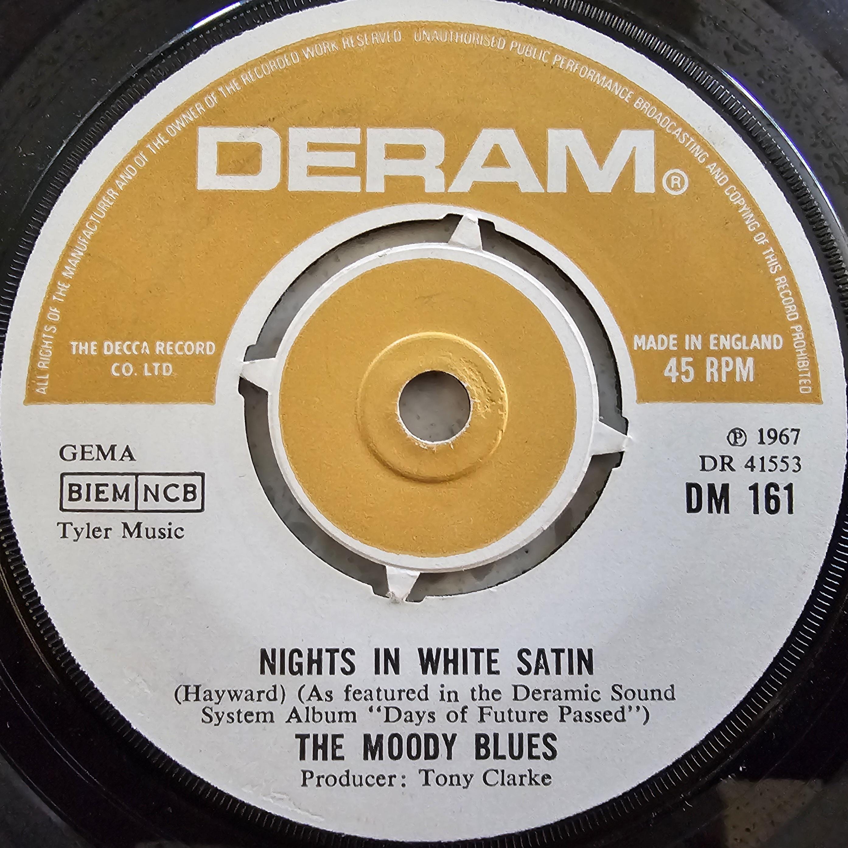 ムーディー・ブルース - Nights In White Satin - オリジナル 1967 UK