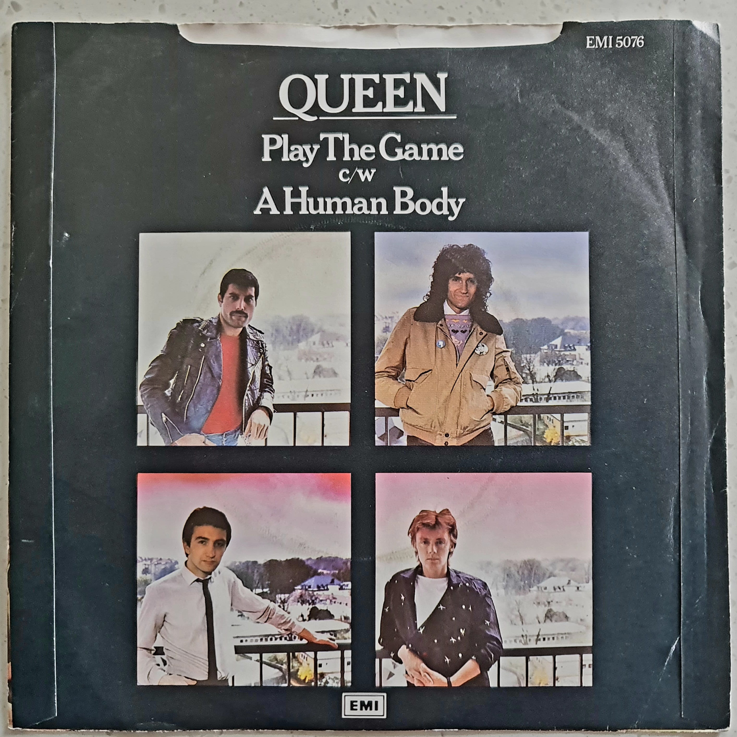 英7” Queen Play The Game / A Human Body EMI5076PROMO EMI プロモ /00080 QUEEN: Play The Game 3:26- A Human Body 3:43-U.K. 7