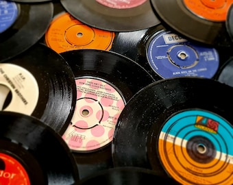 7 &quot;Schallplatten - Geeignet für Handwerk, Wanddekoration & Upcycling-Projekte Etc. | KOSTENLOSE UK Lieferung