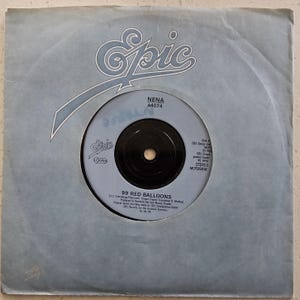 Nena - 99 Balloons / Ich Bleib&#39; Im Bett - Original 1983 - 7&quot;   Vinyl Record