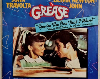 John Travolta & Olivia Newton John - You're The One That I Want - Original 7" | Build A Fantastic Vinyl Record Collection | FREE UK Delivery