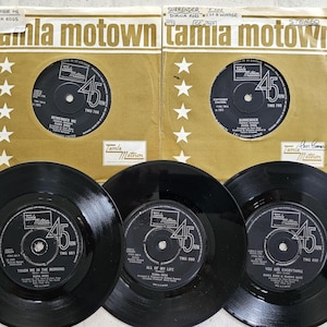 5 Classic Diana Ross 7&quot; (e) Tamla Motown 1970s Hits - Original Motown 7&quot; Vinyl Record