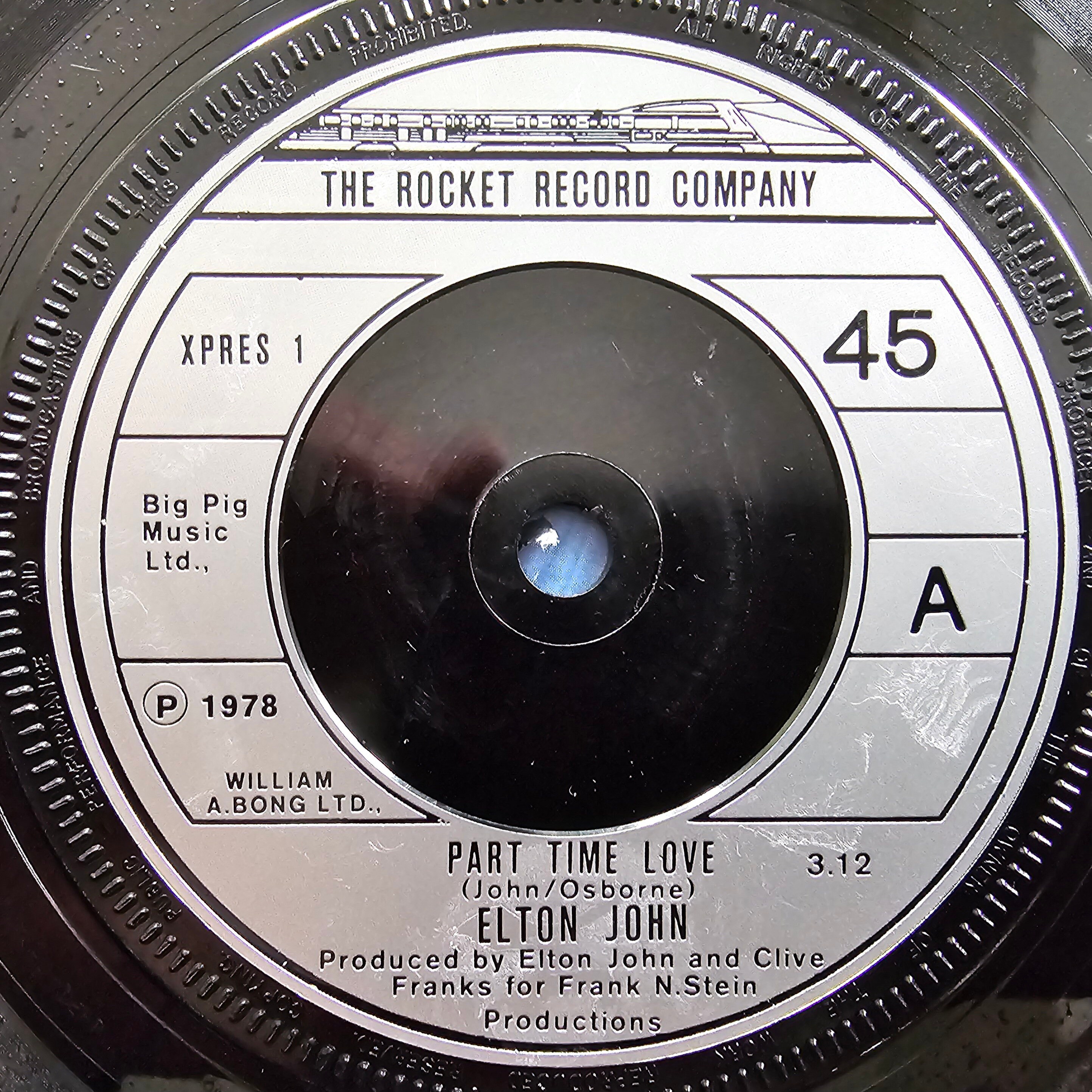 Elton John - Part Time Love - Original 1978 7