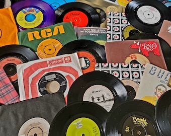 Bauen Sie eine fantastische 1970er Jahre 7 &quot;Schallplattensammlung - Wählen Sie eine Menge von 5, 25, 50 oder 75 Schallplatten