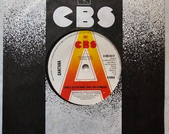 Santana (e) - Dance Sister Dance (Baila Mi Hermana) 1976 Promo 7" Vinyl Record