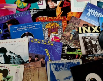 Bauen Sie eine fantastische 1980er Jahre 7 &quot;Schallplattensammlung | Wählen Sie eine Menge von 5, 25, 50 oder 75 Schallplatten