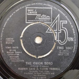 Marvin Gaye & Tammi Terrell / Diana Ross - The Onion Song / You Are Everything 7&quot; Vinyl Record