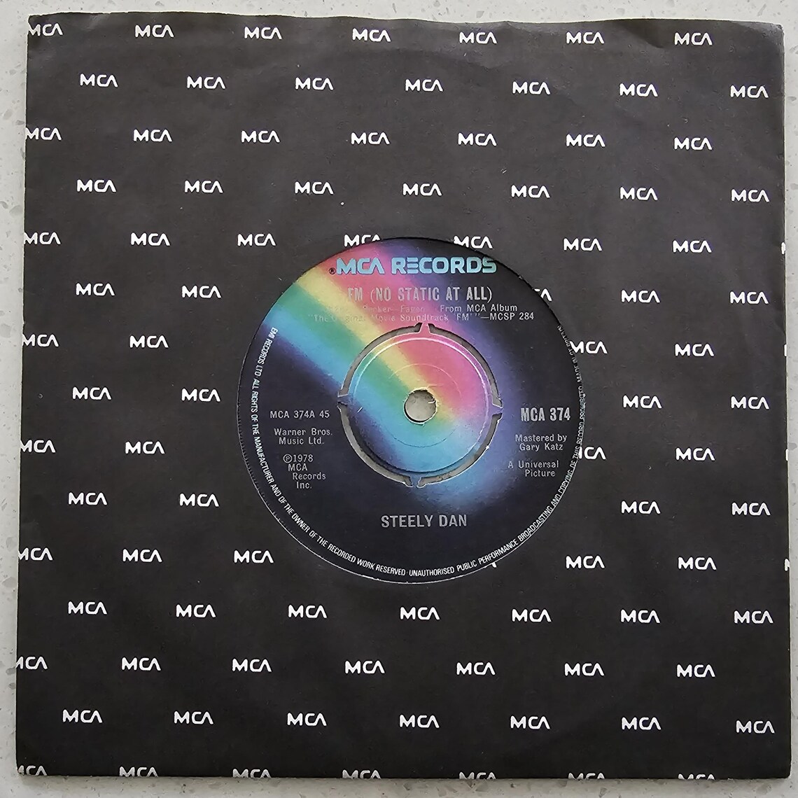 Steely Dan (e) FM (No Static At All) - Original 1978 UK 7" Vinyl Record, foto 1 de 5