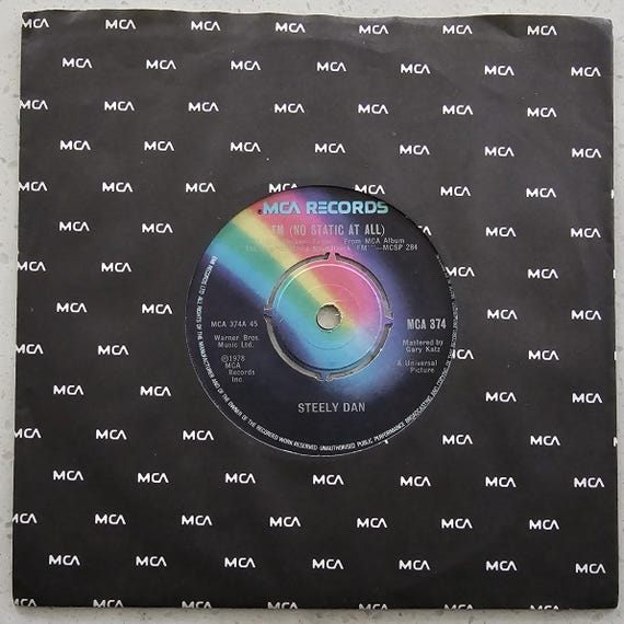 Steely Dan (e) FM (No Static At All) - Original 1978 UK 7" Vinyl Record
