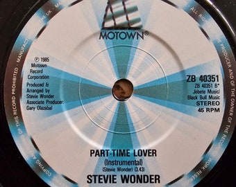 Stevie Wonder - Part-time Lover - Original 1985 - 7