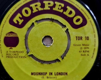 The Hot Rod All Stars (e) - Moonhop In London - Original 1970 Reggae 7" | Build A Fantastic Vinyl Record Collection | FREE UK Delivery