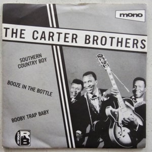 The Carter Brothers - Southern Country Boy + 2 tracce - Ristampa 7" P/S / Crea una fantastica collezione di dischi in vinile / Consegna GRATUITA nel Regno Unito