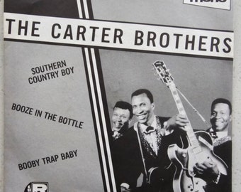 The Carter Brothers - Southern Country Boy + 2 Tracks  - Reissue 7" P/S Vinyl Record
