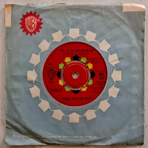 Peter, Paul And Mary - Tell It On The Mountain - Original 1964 - 7&quot;  Vinyl Record