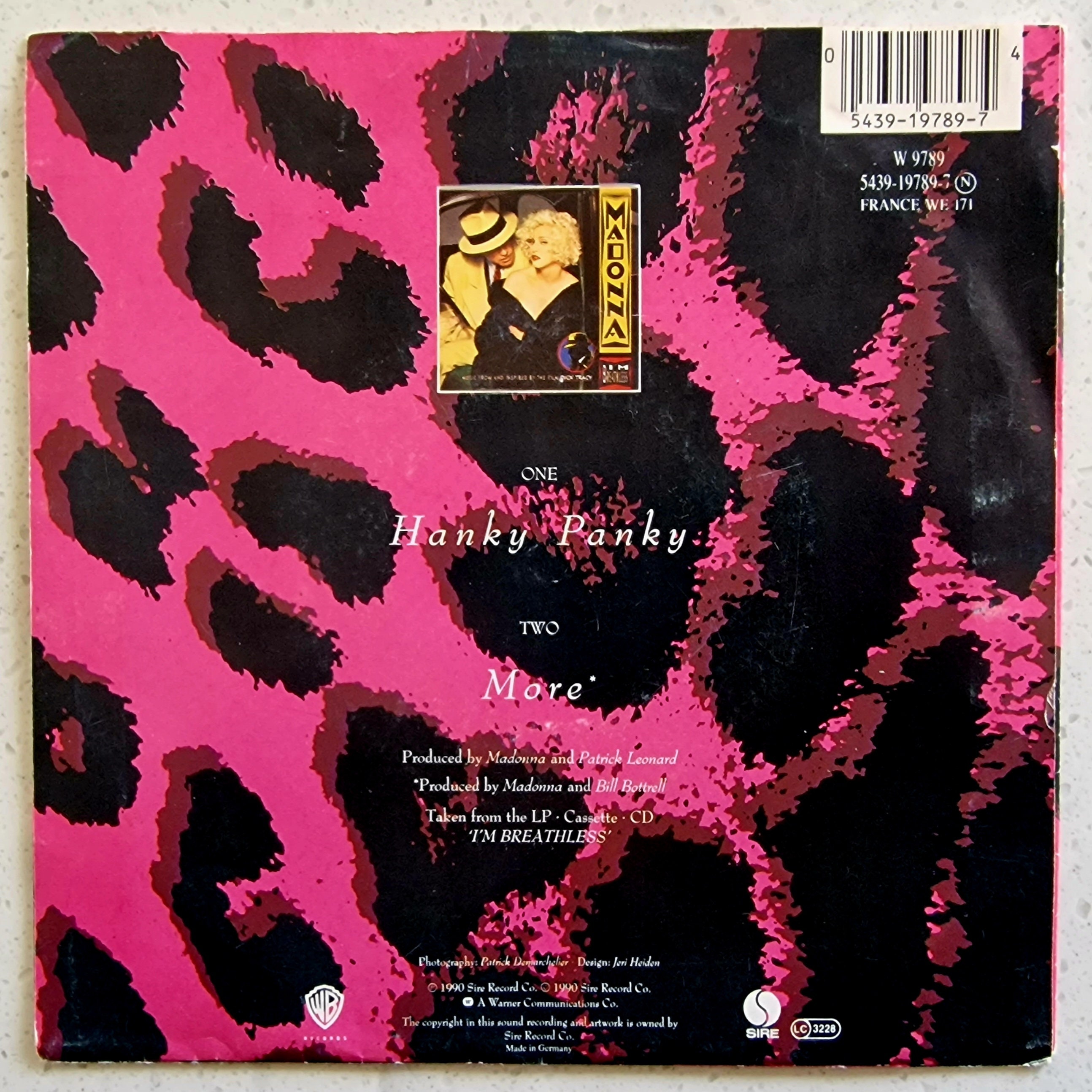 Madonna Hanky Panky Original 1990 7