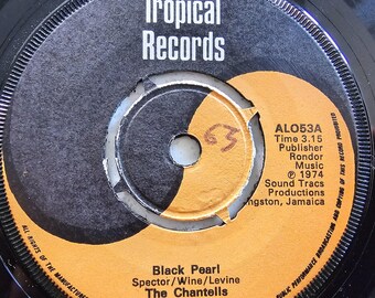 The Chantells / the Rhythm Tracs (e) Black Pearl - Original 1974