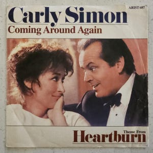 Carly Simon - Coming Around Again - Original 1986 - UK 7&quot; P/S Vinyl Record